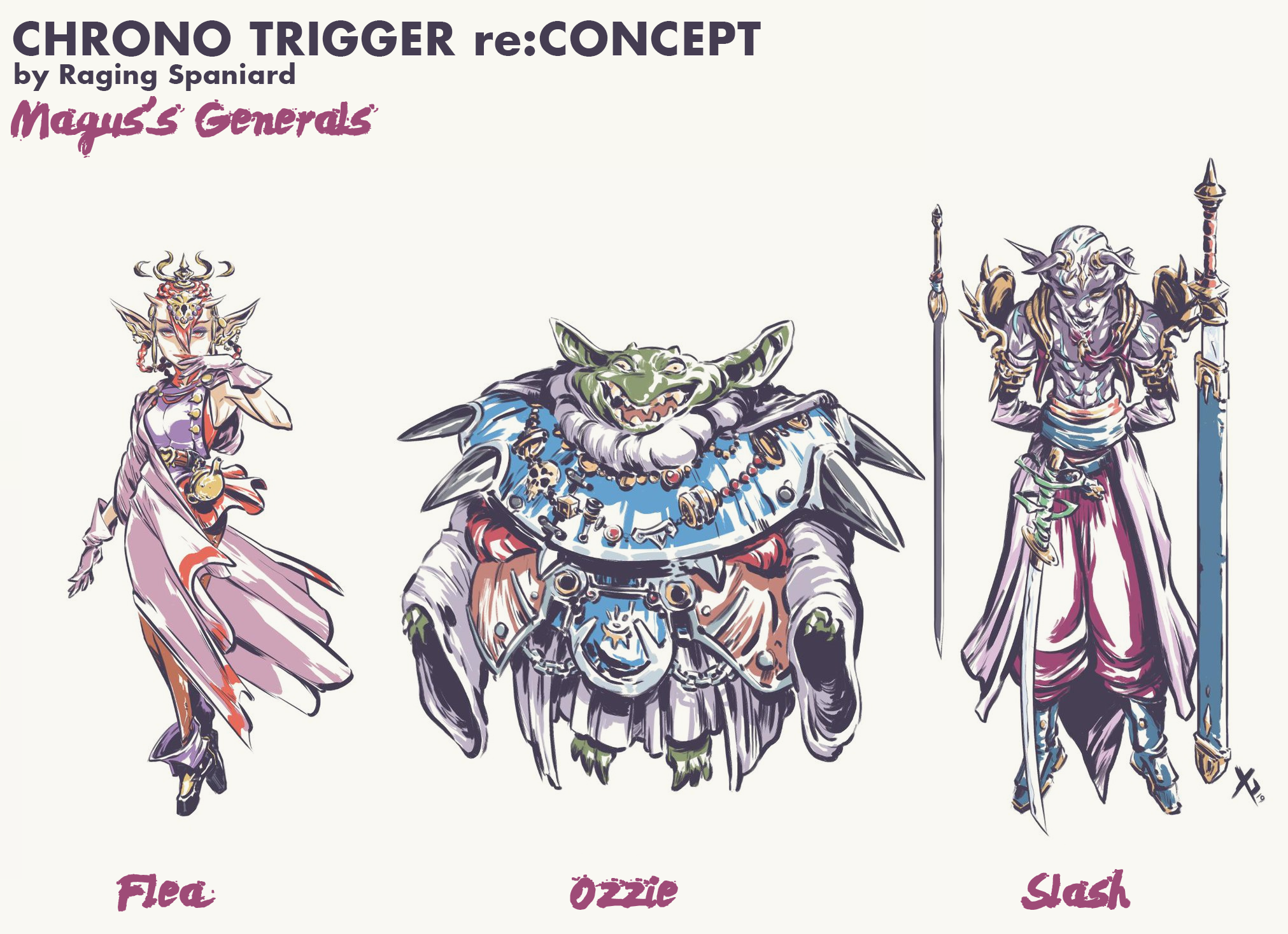 Magus Art - Characters & Art - Chrono Trigger